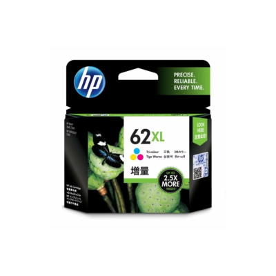 HP 62XL High Yield Tri-color Original Ink Cartridge (C2P07AA)