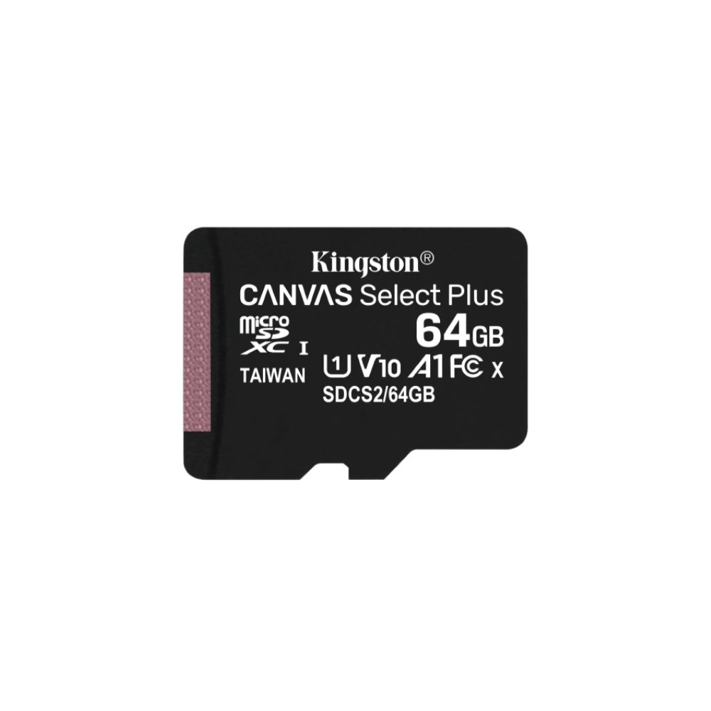 Kingston Canvas Select Plus MicroSD UHS-I C10 U1 V10 A1 Memory Card